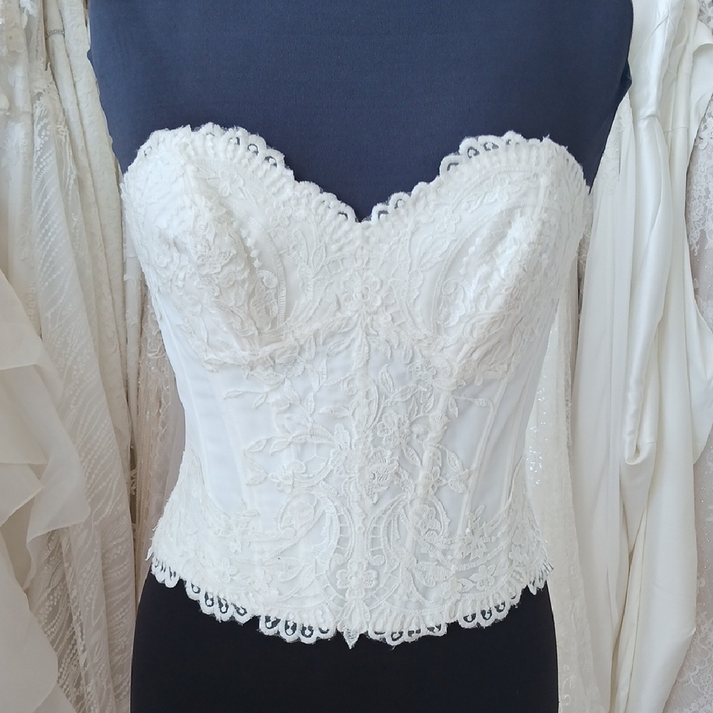 Lace Bridal Corset Top